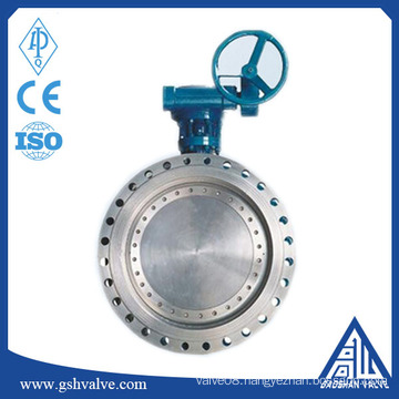 flange type electric butterfly valve with hard seal